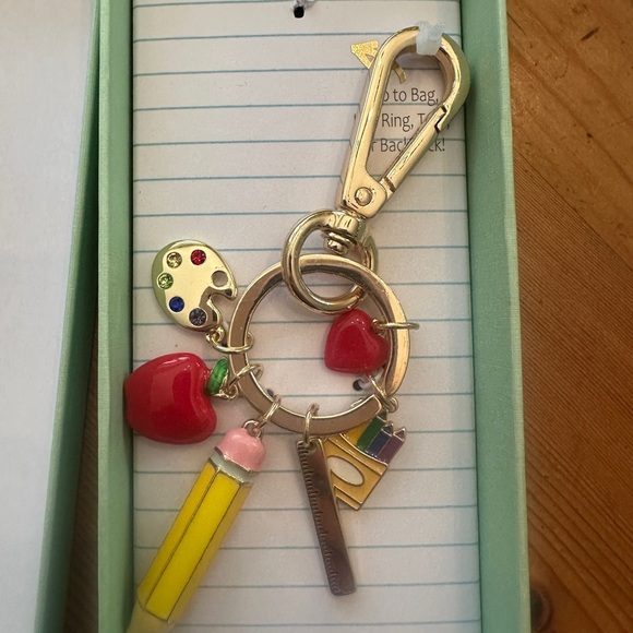 New in box True to Form Teacher’s Handbag Charms and Key Ring - Picture 3 of 3